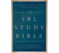 The SBL Study Bible With the Apocryphal/Deuterocanonical Books