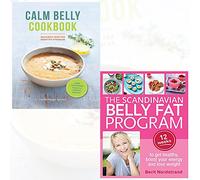 the scandinavian belly fat program and calm belly cookbook [hardcover] 2 books collection set - 12 weeks to get healthy, boost your energy and lose weight, good food for sensitive stomachs