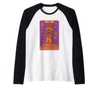 The Scarecrow Tarot Card Halloween Raglan Baseball Tee