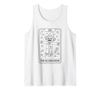 The Scarecrow Tarot Card Night Stars Design Tank Top