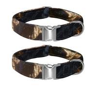 the Scarlet Starfield Beyond a Light-Year Adjustable Pet Collar for Small Medium Large Dogs & Cats, Reflective Strip for Night Safety, Soft Comfort Pad