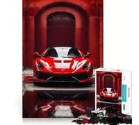 The Scarlet Supercar 1000 Piece Jigsaws for Adults Puzzle Intellect Toy Relaxing Fun Quality Cut Fine Art Piece (50x75cm)