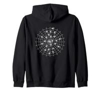 The Scary Spider with Big Web Zip Hoodie