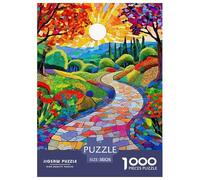 The Scenery of A Country Road Puzzle 1000 Pieces Adults Educational Relaxing Brain Training Precision Pieces Quality 38x26cm/1000pcs