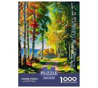 The Scenery of The Country Road Puzzle 1000 Pieces Adults Relax Fun Educational Activity Smooth Cut Board 70x50cm/1000pcs