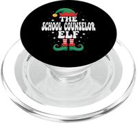 The School Counselor Elf Funny Christmas Matching Family PopSockets PopGrip for MagSafe