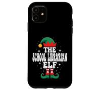 The School Librarian Elf Funny Christmas Matching Family Case for iPhone 11