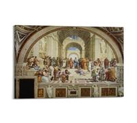 The School of Athens Poster by Raphael Canvas Wall Art Decorative Bedroom Modern Home Print Picture Artworkss 12x18inch(30x45cm)