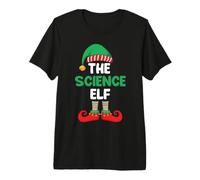 The Science Elf Christmas for STEM Geek Science Teacher Premium T-Shirt