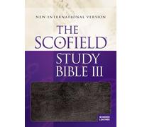 The Scofield® Study Bible III, NIV: New International Version, Black Bonded Leather