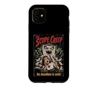 The Scope Creep Tech Programmer 1950s Horror Movie Poster Case for iPhone 11