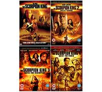 The Scorpion King 1-4 Complete Collection : The Scorpion King 1 + The Scorpion King 2 - Rise Of A Warrior + The Scorpion King 3: Battle for Redemption + The Scorpion King 4: Quest for Power 4x DVD SET