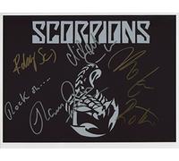 The Scorpions (Band) SIGNED Photo 1st Generation PRINT Ltd 150 + Certificate (1)