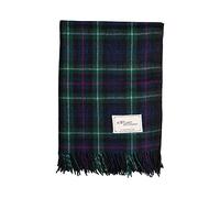 The Scotland Kilt Company Fringe Wool Scottish Tartan Knee Rug - Mackenzie - Warm Cosy Shawl Picnic Travel Blanket - 36 x 59”
