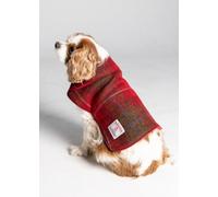 The Scotland Kilt Company Harris Tweed® Dog Coat in A1 Red Tartan - Country Pet Stylish Winter Jacket - Comfortable Canine Outfit - Size 4