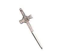 The Scotland Kilt Company Highland Broadsword Kilt Pin with Antique Finish - Traditional Scottish Outfit Accessory - 4”
