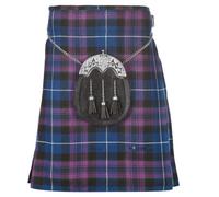 The Scotland Kilt Company Men's 5 Yard Tartan Kilt with Plus Kilt Pin - Pride of Scotland - 44"