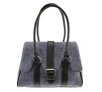 The Scotland Kilt Company New Ladies Fashion Harris Tweed® Medium Orchy Scallop Bag in Grey