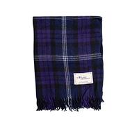 The Scotland Kilt Company Scottish Highland 100% Wool Knee Rug in Scottish Heritage - Fringed Edges, Lightweight Soft Plaid Shawl