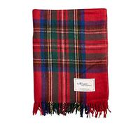 The Scotland Kilt Company Scottish Throw Large Wool Tartan Rug in Royal Stewart - Warm Picnic Travel Blanket - 60 x 70”