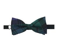 The Scotland Kilt Company Tartan Bow Tie 100% Pure Wool Made in Scotland - Black Watch Modern - One Size 12cm x 6cm