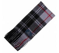 The Scotland Kilt Company Unisex 100% Scottish Wool Scarf Long Neck Shawl with Fringe - Moffat Modern Tartan - Beige - 55 x 12”