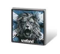 The Scotland Lion Flag Square Metal Badges Decorative Brooches