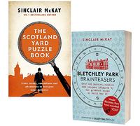 The Scotland Yard Puzzle Book & Bletchley Park Brainteasers By Sinclair McKay 2 Books Collection Set