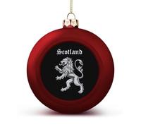 The Scottish Coat of Arms Christmas Baubles Hanging 2PCS