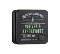 The Scottish Fine Soap Company Vetiver & Sandalwood Men's Shampoo Bar Tin Gift