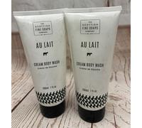 The Scottish Fine Soaps Au Lait Cream Body Wash 2 x 200ml