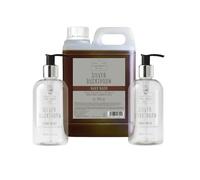 THE SCOTTISH FINE SOAPS COMPANY - Silver Buckthorn Hand Wash Soap | 2L Refill Container with 2 x FREE 300ml Bottles | Hydrating Effect | Paraben-Free | Suitable for Vegans | 2L Refill Canister