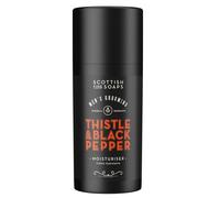 The Scottish Fine Soaps Company - Thistle & Black Pepper Moisturiser 100ml for Men