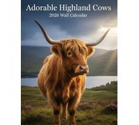 The Scottish Highland Cow 2026 Calendar: 12-Month Wall Planner | Nature & Animal Photography | 8.5 x 11 Inch