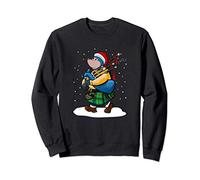 The Scottish Mole Of Kintyre Playing Bagpipes At Christmas Sweatshirt