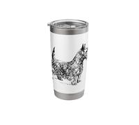 The Scottish Scotch Terrier Dog Stainless Steel Insulated Tumbler