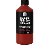 The Scratch Doctor All in One Leather Dye for BMW Self Seal Repair Paint for Leather Car Seats & Interior (Coral Red)