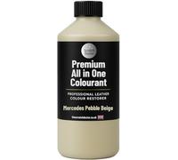 The Scratch Doctor All in One Leather Dye for Mercedes Self Seal Repair Paint for Leather Car Seats & Interior (Pebble Beige 735)