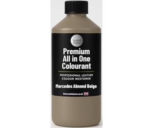 The Scratch Doctor All in One Leather Dye for Mercedes Self Seal Repair Paint for Leather Car Seats & Interior (Almond Beige 205)