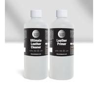 The Scratch Doctor Leather Preparer Kit | Leather Primer & Leather Cleaner | Removes Dirt Grease & Preps Leather for Recolouring (500ml)