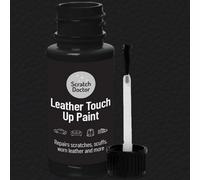 The Scratch Doctor Leather Touch Up Paint, Leather Dye, Leather Paint With Brush 15Ml Black