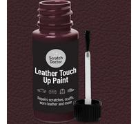 The Scratch Doctor Leather Touch Up Paint, Leather Dye, Leather Paint With Brush 15Ml Bordeaux