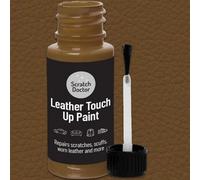 The Scratch Doctor Leather Touch Up Paint, Leather Dye, Leather Paint With Brush 15Ml Camel