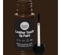 The Scratch Doctor Leather Touch Up Paint, Leather Dye, Leather Paint With Brush 15Ml Chocolate