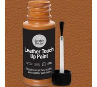 The Scratch Doctor Leather Touch Up Paint, Leather Dye, Leather Paint With Brush 15Ml Tan