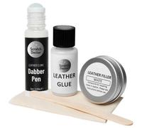 The Scratch Doctor Scratch Doctor Compact Leather Repair Kit For Small Repairs, Rips, Tears And Holes White