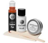 The Scratch Doctor Scratch Doctor Compact Leather Repair Kit For Small Repairs, Rips, Tears And Holes Tan