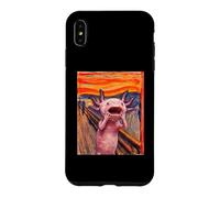 The scream art funny Axolotl meme Case for iPhone XS Max