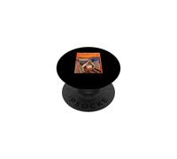 The scream art funny Chicken meme PopSockets Adhesive PopGrip