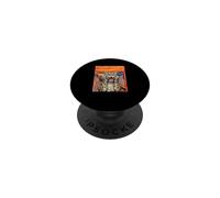The scream art funny Clouded Leopard meme PopSockets Adhesive PopGrip